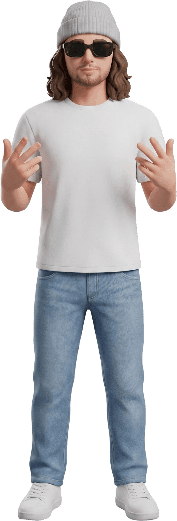 Sacha en figurine 3D
