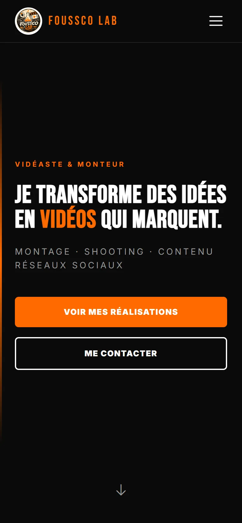 Aperçu du site Foussco Lab