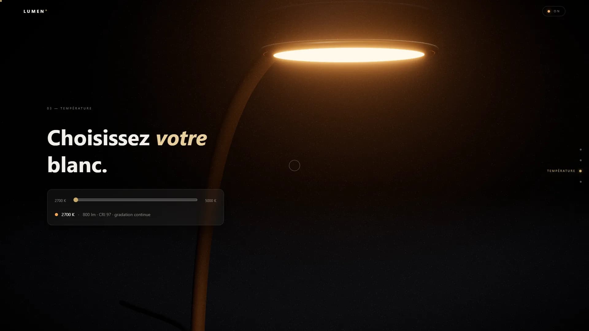 LUMEN — Le configurateur