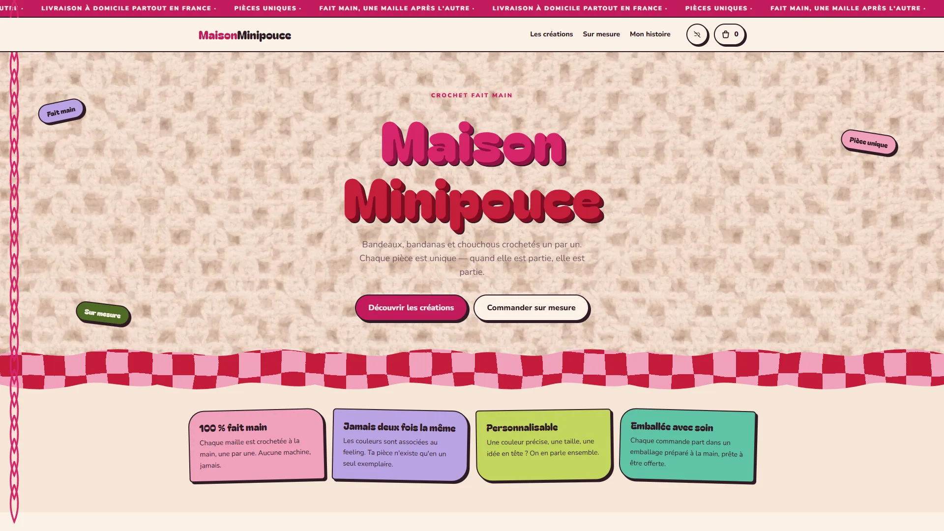 Le site Maison Minipouce en situation